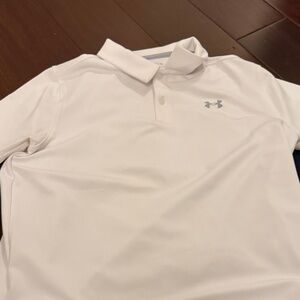 Under Armour Men's Classic White Polo